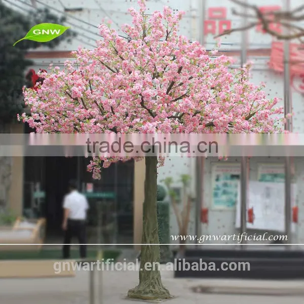 GNW 10ft Artificial Wedding Tree Pink Plastic Flower Cherry Blossom Tree for Wedding Decoration photo-4