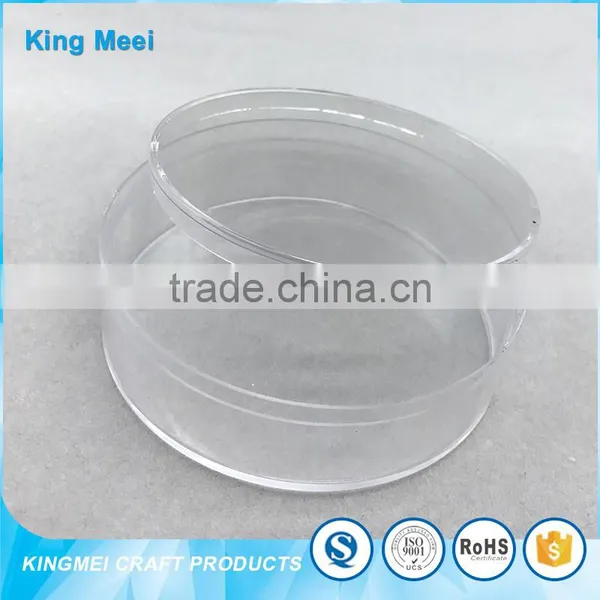 Daily Household Custom Transparent Round Acrylic Boxes photo-4