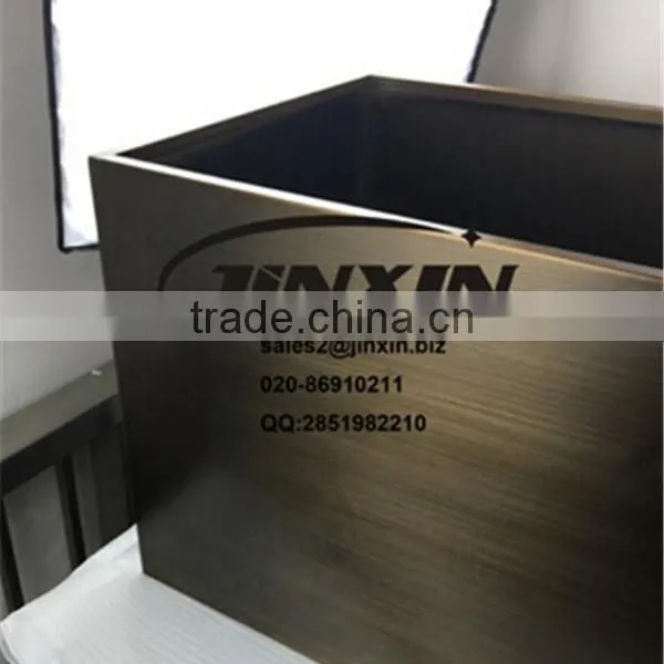 JINXIN Stainless Steel Planter Box Stainless Steel Flower Pot Antique Bronze Polish photo-4