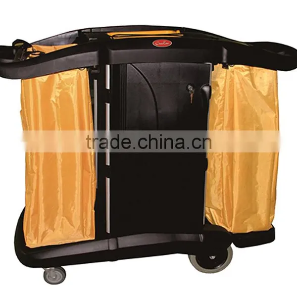 hotel housekeeping maid cart trolley