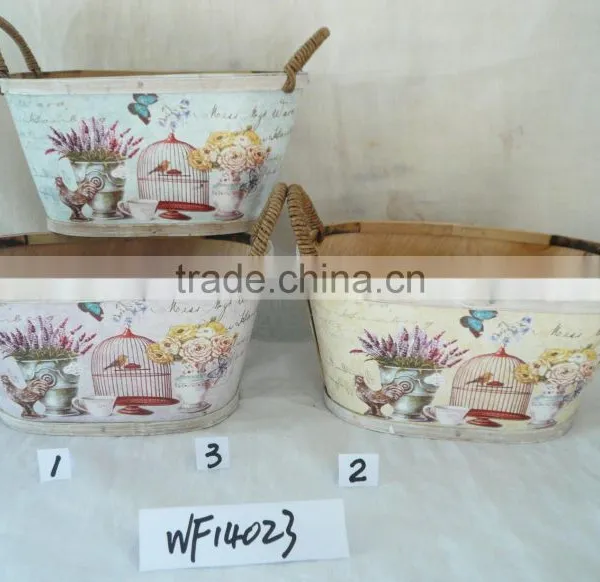 2016 Cheap Hot Sale Wooden Flower Planter Pots WF14020 photo-4