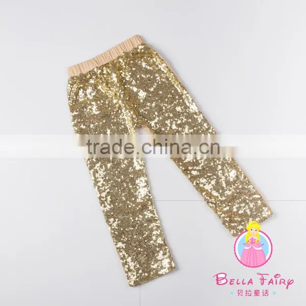 Apparel Supplier Baby Sequin Pants Wholesale Fashion Girls Long Pants Fashion Girls Long Pants photo-4