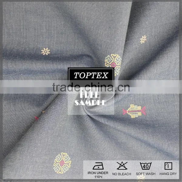 Posh Wholesale Textile Designer Printed Yarn Dyed Cotton Fabric photo-3