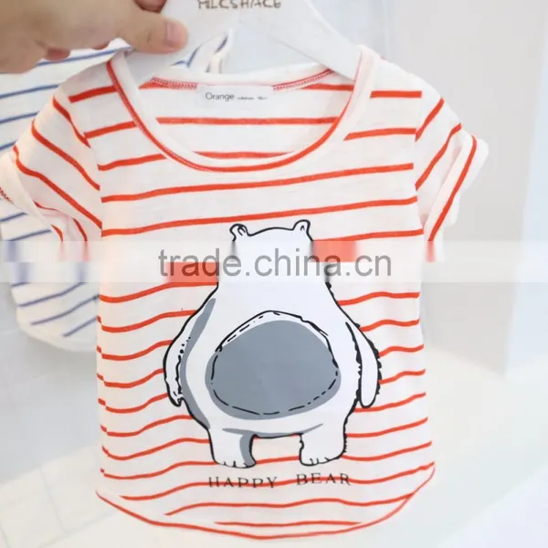 Print Patterns of Girls t Shirts 2017 Hot Sells Children's Clothing photo-3