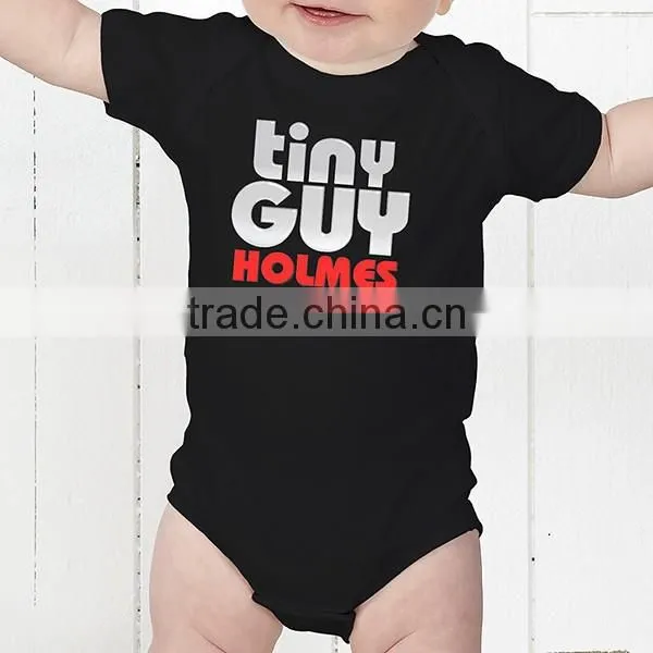 100% Cotton Black Baby Boy Clothes Printing,custom Soft Fashion Clothes Factory China photo-3