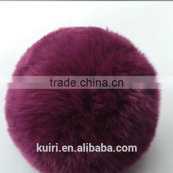 100% Genuine Rex Rabbit Fur/rex/fox/raccoon/mink Fur Pom Poms for Sale photo-3