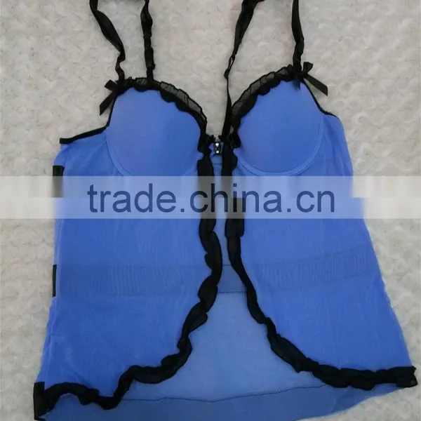 Blue Bra Cup Camisole for Ladies