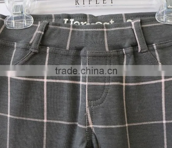 Cotton Spandex Terry Fabric Children Girl Pants for Outerwear photo-4