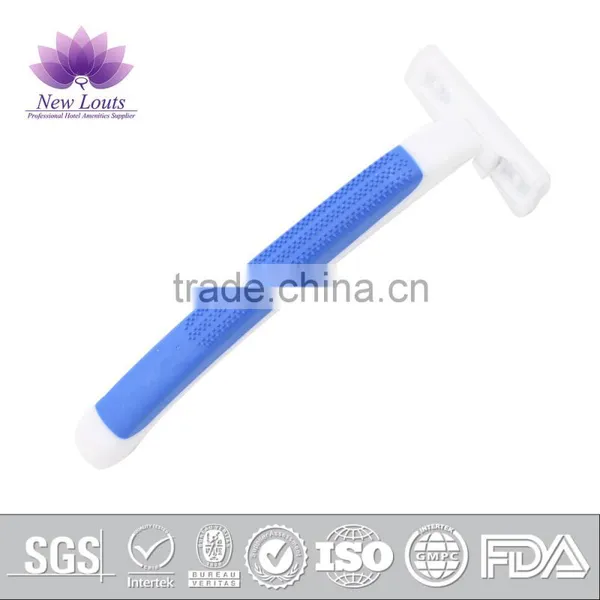 Comfortable Rubber Handle Triple Blades Razors for Man photo-2