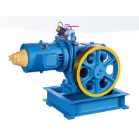 Geared Elevator Traction Machine , VVVF Control 400KG Rated Load YJ125