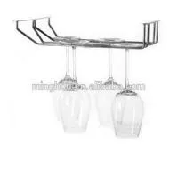 Elegant Double Rows Metal Hanging Wine Racks MH-GR-15008