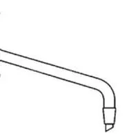 Standard Ground Mouth 75°-105° Bent Distilling Head