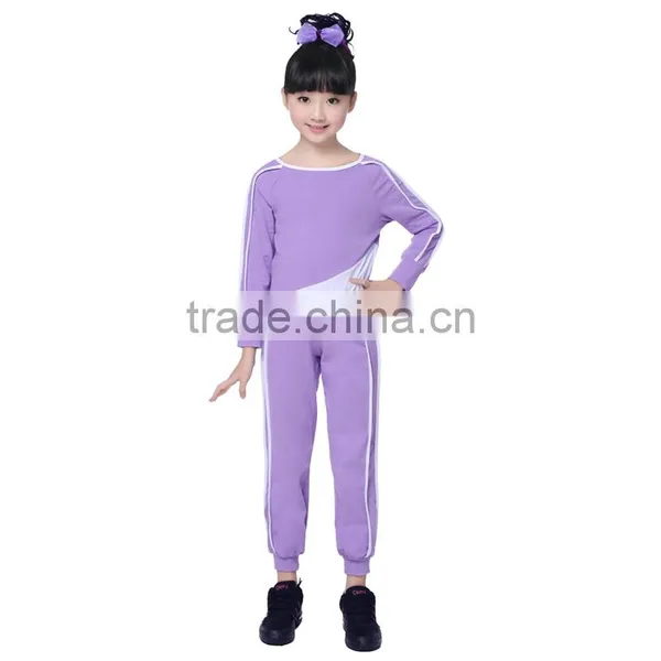 New Spring Girls Boutique Clothing Sets O Neck Long Sleeve Trendy Tracksuits Children Gymnastics/Sport Suits photo-3