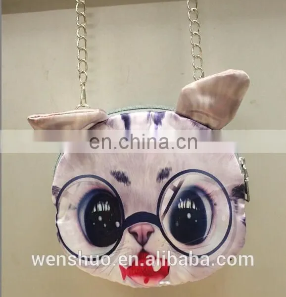 2015 Cat Face Cute Cartoon Mini Handbags photo-4