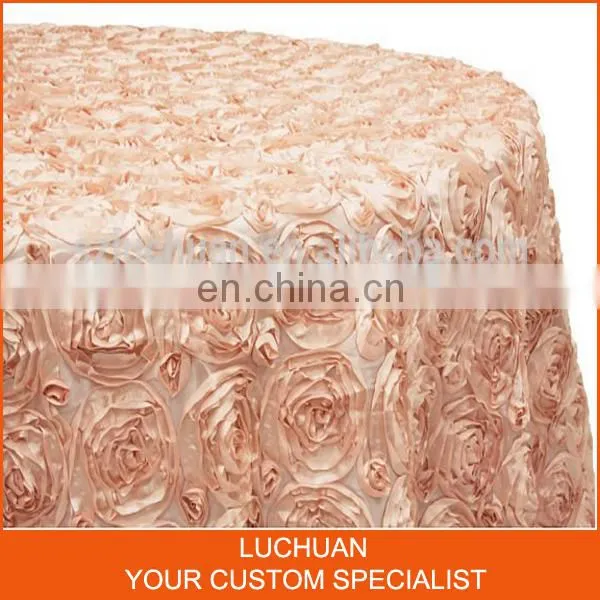 New Design Rosette Wedding Embroided Table Cloth photo-6