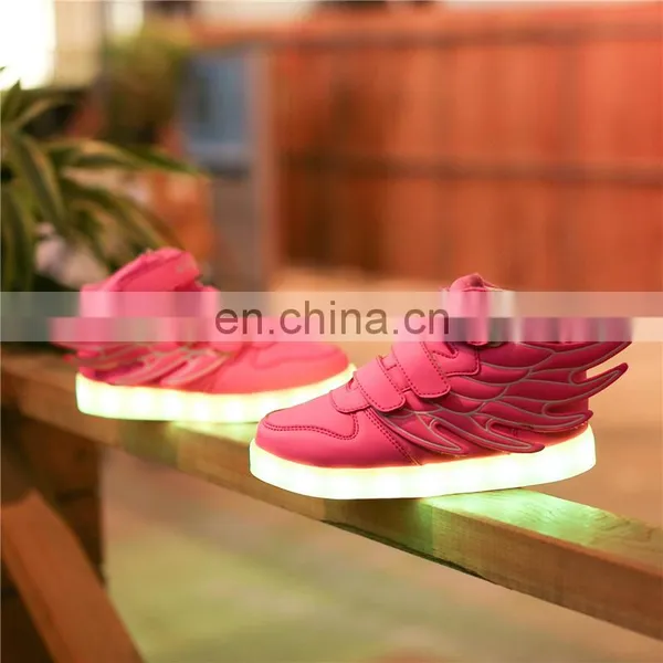 Wholesale Children Kid USB Rechargeable LED Luminous Light Shoes Kids photo-2