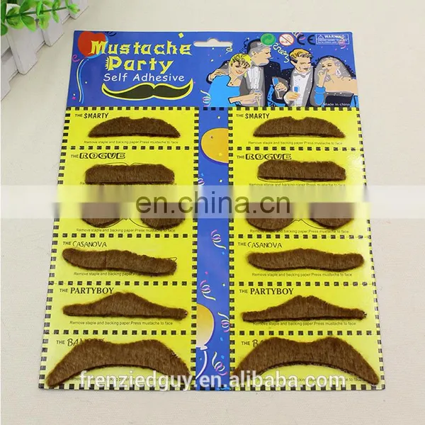 New 12stylish Set Funny Fake Mustache photo-3