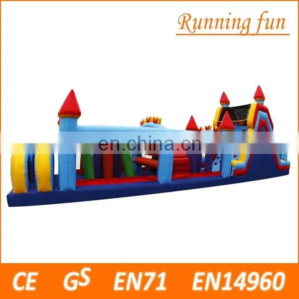 Hot Selling Long Wipeout Inflatable Obstacle Course, Adult Inflatable Obstacle Course photo-6