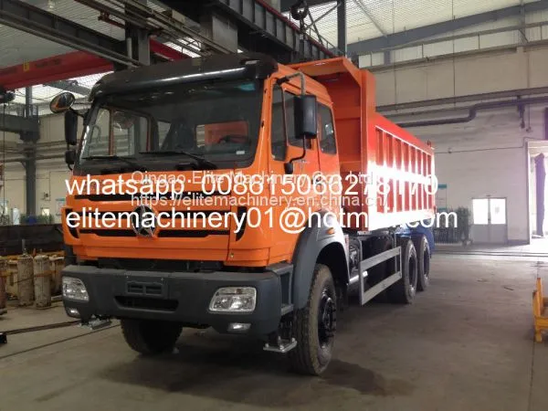 Heavy Load Beiben 30ton Tipper Truck 6x4 Rear Tipping Dump Truck photo-3