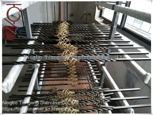 Elegant Durable Cast Iron Stair Balustrsde
