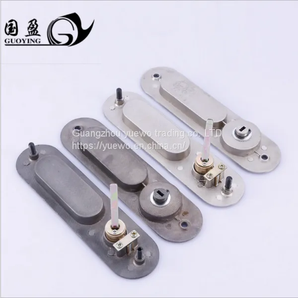 Remove Door Handle Lock Double-sided Invisible Door Lock Dark Handle Sliding Door Lock Toilet Bathroom Lock Hook photo-3
