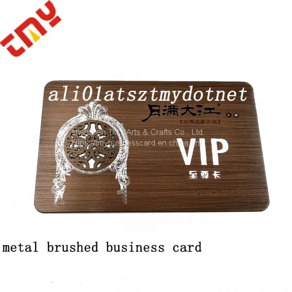 Cheap Personalized Custom Laser Cut Stainless Steel Black Metal Business Card photo-4