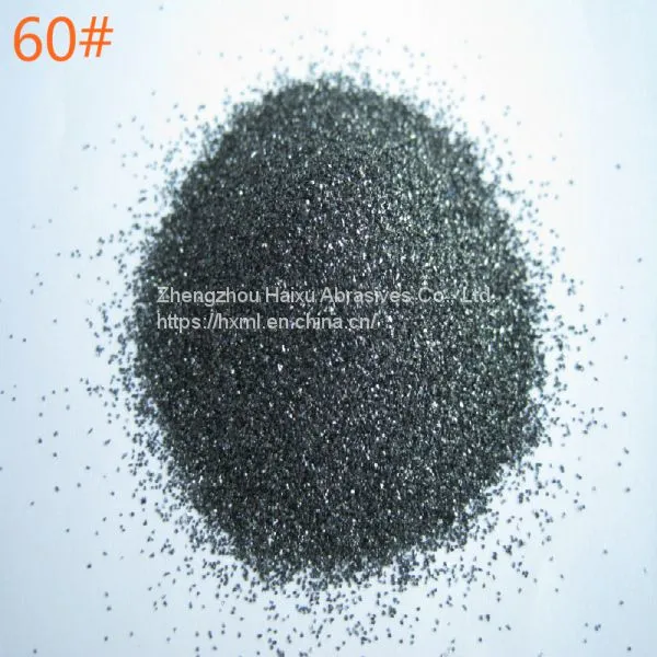 60# High Quality Black Silicon Carbide for Sandblasting photo-3