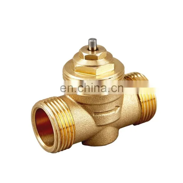 Brass Valvola Fan Coil 2 Vie Sede Conica