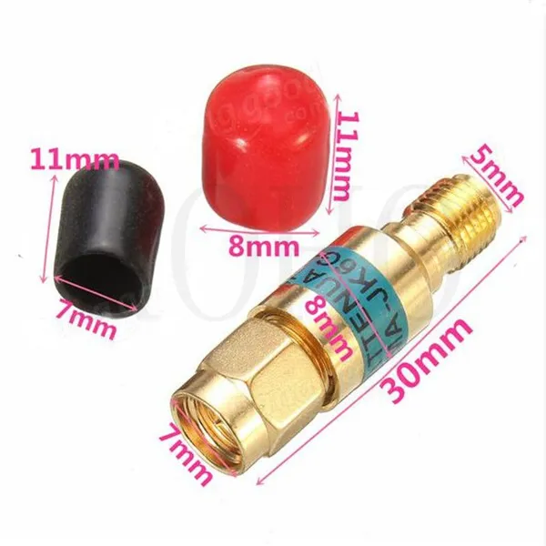 2W SMA-Jk Male to Female RF Coaxial Attenuator 6GHz 50ohm 6dB Connectors photo-3