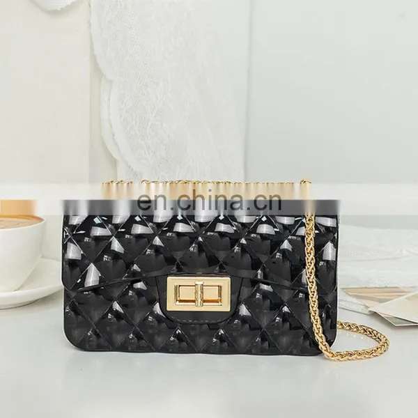 Womens Jelly Purse Rhinestone, Cross Body Womens Jell Pvc Jelly Purse Jelly Clutch Purse/ photo-2