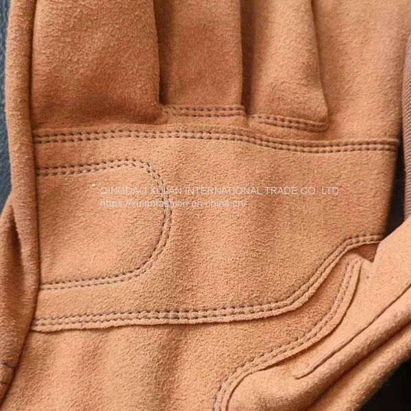 Microfiber Suede Gloves Driving Sports Leather Gloves Motorcycle Bicycle Gloves for Men photo-4