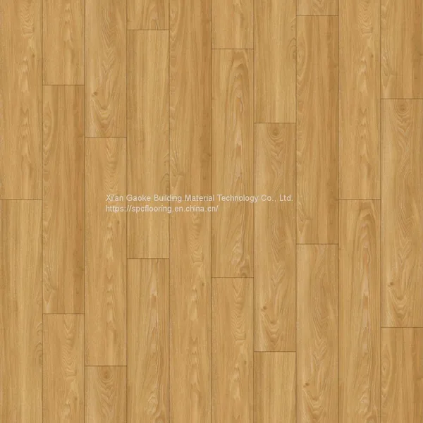 GKBM LS-M002 5mm 6mm 1220mm Eco-friendly Unilin Click Walnut Brown Burlywood Wood Grain SPC Flooring photo-2