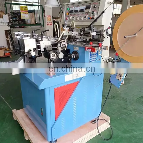 US3000 Multifunction Automatic Hot Cold Knife Textile Grosgrain Ribbon Garment Apparel Label Cut and Fold Machine Equipment photo-2