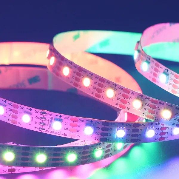 Dreamcolor Digital Rgb 60 Leds/m Led Light Strip Addressable Pixel Rgb LC8822 Flex Led Strip Light photo-3