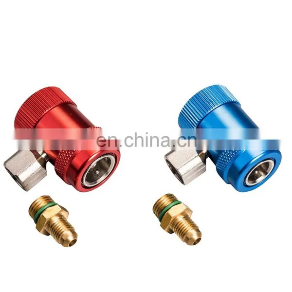 Car A/C Manifold Charging Air Conditioner R1234yf Quick Connector Adapter R1234yf Quick Coupler