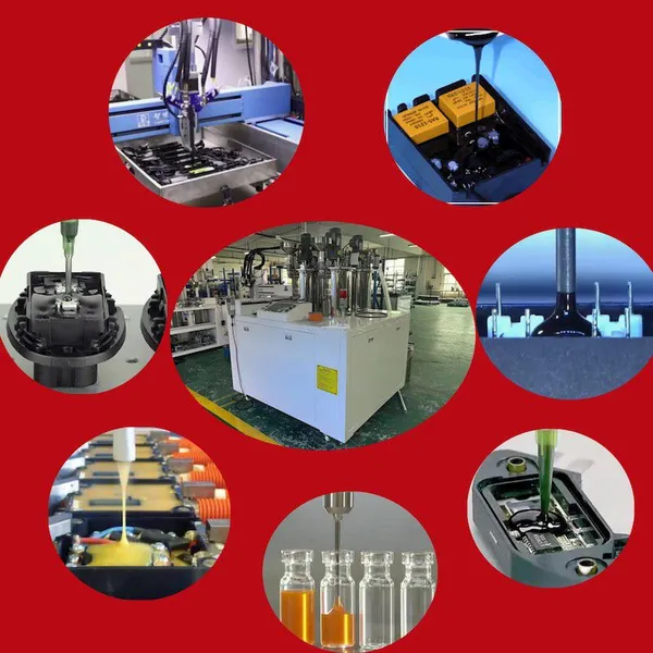 Automated 2 Part Epoxy Dispenser Equipment Glue Dispenser and Industrial Tunnel Oven Machine photo-3