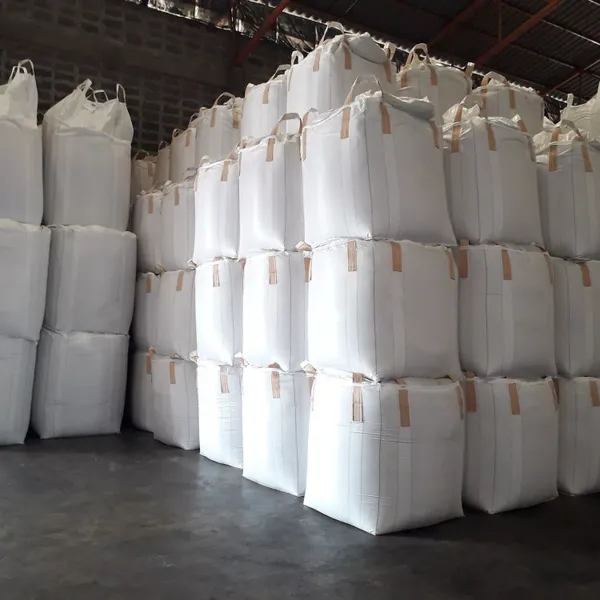 Rectangular Canvas Tote Bag For Stone Ventilated Breathable Bulk Bag For Wood Logs PP Woven Bags 1m3 Circular Super Sacks photo-5