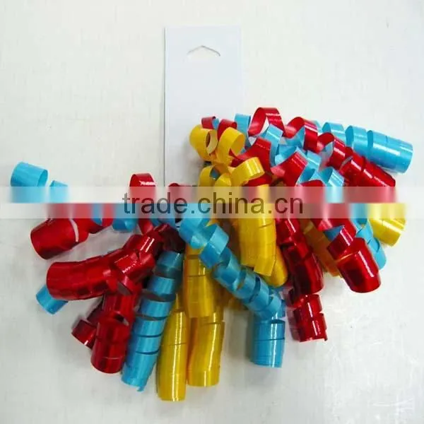 HOT Sale !Curly Ribbon Bow With Clip For Girls Kids Hair Decoration photo-4