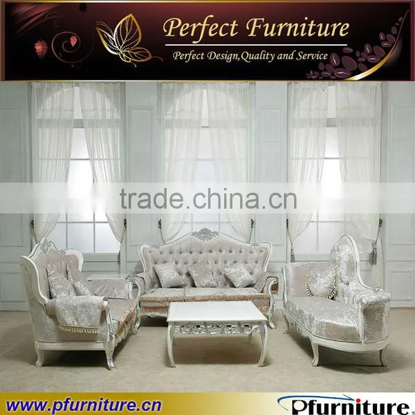 Luxury Fabric Neoclassic Sofa PFS3662