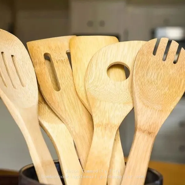 45/60/70cm Bamboo Cooking Spatula,bamboo Spoons, Bamboo Kitchen Tools photo-4