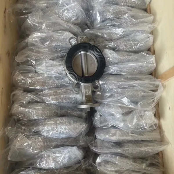 Stainless Steel Butterfly Valve Flange Butterfly Valve Wafer Type Knife Gate Valve photo-3