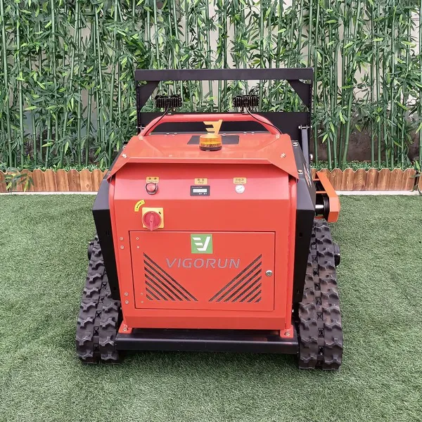 Tracked Gasoline Electric Hybrid Powered for Hills 1000mm Cutting Width Remote Control Forest Mulcher MTSK1000 photo-6