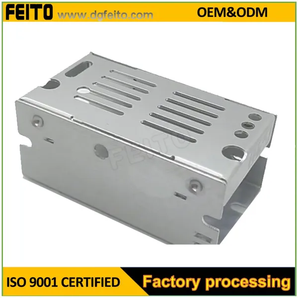 OEM/ODM 5W Power Supply Housing LED Lamp Switch Power Supply Sheet Metal Housing Aluminum Alloy Shell Air Hole Bending Stamping