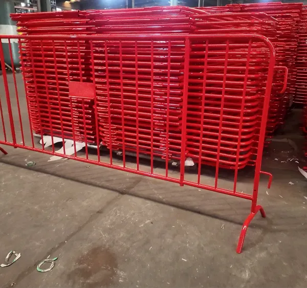Heavy-duty Galvanized Steel Interlocking Crowd Control Barrier With Bridge-shaped Footings photo-1