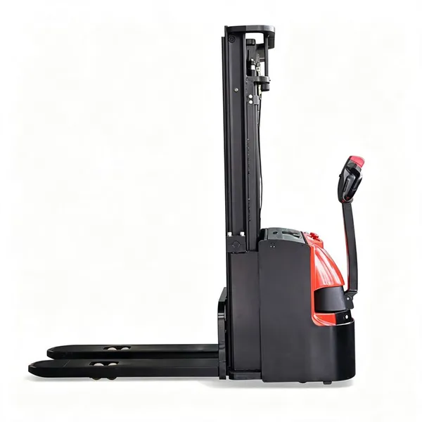 High Load 2 Ton Pedestrian Pallet Lift Forklift Electric Stacker photo-2