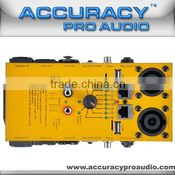 Pro Audio Network Multi Function Cable Tester With Yellow Color CT-04C photo-2