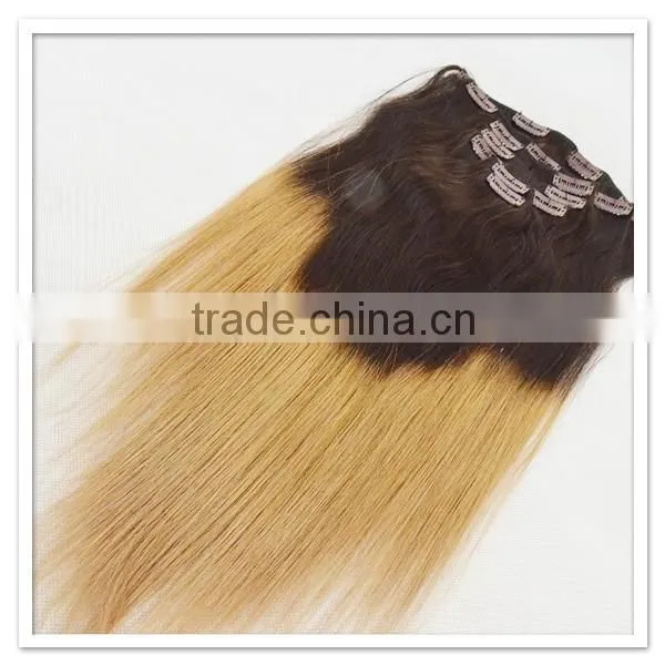 New Products for Europe Virgin Brazilian Hair Clip in Hair Extensions for African American Spring Clip photo-6