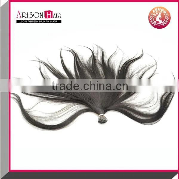 Wholesale 100% Human Hair Pre-bonded i Tip Brazilian Hair Extension photo-2