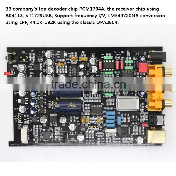 FX-Audio DAC-SQ5 HIFI 2.0 Audio Digital Decoder Amplifiers USB DAC / Fiber / Coax / USB Input / PCM1794 photo-5