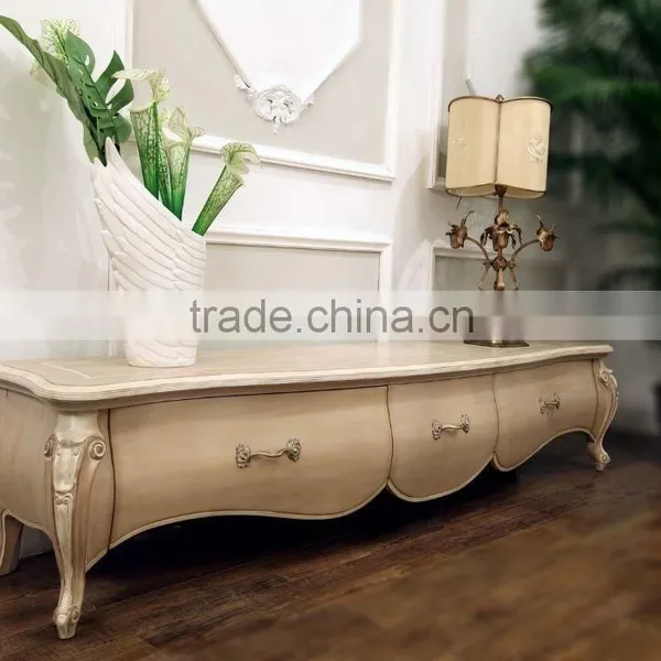Foshan Elegant Living Room Furniture Set European Royal Design Wood Living Room Sofa Set photo-3